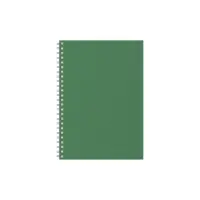 Spiraalköitega kaustik TIMER A5, kartong, täpp, smaragd