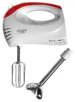 Adler | Mixer | AD 4212 | Hand Mixer | 300 W | Number of speeds 5 | Turbo mode | White – pilt 9