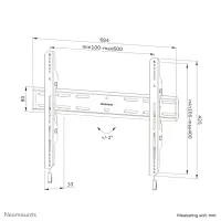 Neomounts WL30S-850BL16 telerikinnitus 2,18 m (86") Must – pilt 18