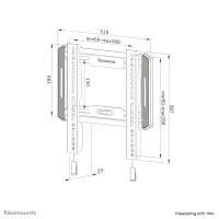 Neomounts WL30-550BL12 telerikinnitus 165,1 cm (65") Must – pilt 4