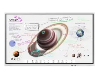 Samsung WM75B Interaktiivne tahvel 190,5 cm (75") 3840 x 2160 pikslit Puutetundlik ekraan Hall, Valge