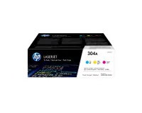 HP 304A 3-pack Cyan/Magenta/Yellow Original LaserJet Toner Cartridges – pilt 2