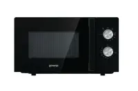 Gorenje | Microwave Oven | MO20E2BH | Free standing | 800 W | 20 L | Grill | Black