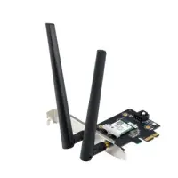 Asus | Wi-Fi Adapter, Tri-Band, Wi-Fi 6E Adapter | PCE-AXE5400 | 802.11ax | 574/2402/2042 Mbit/s | Mesh Support No | MU-MiMO No | No mobile broadband | 36 month(s)