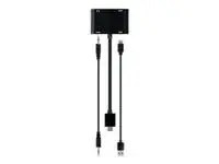 GEMBIRD HDMI male to HDMI female + VGA f
