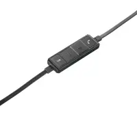 Logitech H650E Kõrvaklapp Juhtmega ühendatud Peavõru Kontor/kõnekeskus USB tüüp A Must, Hõbe – pilt 3