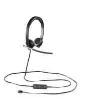 Logitech H650E Kõrvaklapp Juhtmega ühendatud Peavõru Kontor/kõnekeskus USB tüüp A Must, Hõbe – pilt 11