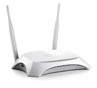 TP-LINK TL-MR3420 juhtmevaba ruuter Üks sagedusala (2,4 GHz) Kiire Ethernet Must, Valge