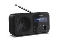 Sharp DR-P420(BK) Tokyo Portable Digital Radio, FM/DAB/DAB+, Bluetooth 5.0, USB or Battery Powered, Midnight Black | Sharp | Tokyo Portable Digital Radio | DR-P420(BK) | Bluetooth | Midnight Black