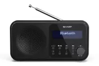 Sharp DR-P420(BK) Tokyo Portable Digital Radio, FM/DAB/DAB+, Bluetooth 5.0, USB or Battery Powered, Midnight Black | Sharp | Tokyo Portable Digital Radio | DR-P420(BK) | Bluetooth | Midnight Black