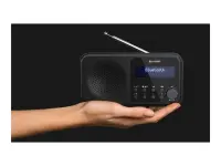 Sharp DR-P420(BK) Tokyo Portable Digital Radio, FM/DAB/DAB+, Bluetooth 5.0, USB or Battery Powered, Midnight Black | Sharp | Tokyo Portable Digital Radio | DR-P420(BK) | Bluetooth | Midnight Black – pilt 8