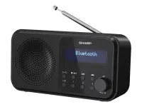 Sharp DR-P420(BK) Tokyo Portable Digital Radio, FM/DAB/DAB+, Bluetooth 5.0, USB or Battery Powered, Midnight Black | Sharp | Tokyo Portable Digital Radio | DR-P420(BK) | Bluetooth | Midnight Black – pilt 9