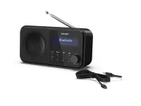 Sharp DR-P420(BK) Tokyo Portable Digital Radio, FM/DAB/DAB+, Bluetooth 5.0, USB or Battery Powered, Midnight Black | Sharp | Tokyo Portable Digital Radio | DR-P420(BK) | Bluetooth | Midnight Black – pilt 11