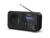 Sharp DR-P420(BK) Tokyo Portable Digital Radio, FM/DAB/DAB+, Bluetooth 5.0, USB or Battery Powered, Midnight Black | Sharp | Tokyo Portable Digital Radio | DR-P420(BK) | Bluetooth | Midnight Black – pilt 15