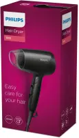Philips | Hair Dryer | BHC010/10 EssentialCare | 1200 W | Number of temperature settings 3 | Black