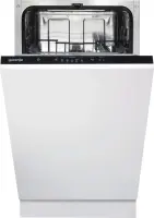Gorenje Dishwasher | GV520E15 | Built-in | Width 44.8 cm | Number of place settings 9 | Number of programs 5 | Energy efficiency class E | Display