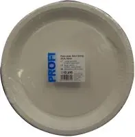 Papptaldrik, Profi,valge, D - 26cm, 50tk / pakis