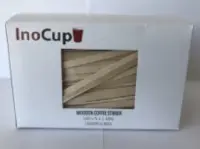 INOCUP, Kohvisegamispulgad, puidust, 140x5x1 mm, 1000tk