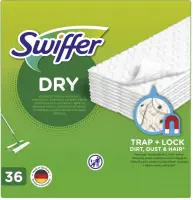 Põrandapuhastuslapid SWIFFER varrele kuivad 36tk