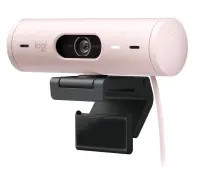 Logitech Brio 500 Full HD veebikaamera 4 MP 1920 x 1080 pikslit USB Roos