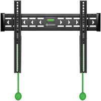 ONKRON Fixed TV Wall Mount for 43 to 85-inch Flat Panel TVs Digital Panels 68,2 kg, Black