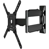 ONKRON TV Wall Mount for 32-65” LED LCD Plasma Flat Screen Curved TVs up to 35 kg, Black
