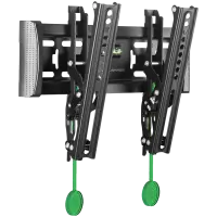 ONKRON Tilting TV Wall Mount for 17 to 43-inch Flat Panel TVs Digital Panels 36,4 kg, Black