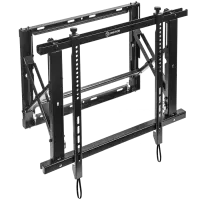 ONKRON Professional Wall Mount Solution for Video Walls Pop Out System 40''-70'', Black