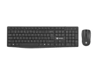 Natec | Keyboard and Mouse | Squid 2in1 Bundle | Keyboard and Mouse Set | Wireless | Wireless connection | US | Black