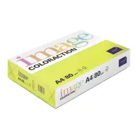 Värvipaber IMAGE COLORACTION, A4, 80 gsm, 500 lehte, IBIZA / NEON YELLOW