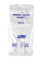 Kilekindad, HDPE, läbipaistvad, suurus L, 100 tk