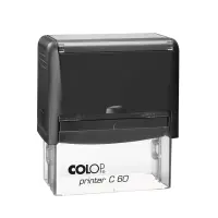 Tempel Colop Printer C60, must korpus, sinine padi