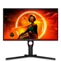 AOC | Monitor | 25G3ZM/BK | 24.5 " | VA | FHD | 16:9 | 240 Hz | 1 ms | 1920 x 1080 | 300 cd/m² | HDMI ports quantity 2 | Black/Red | Warranty 36 month(s) – pilt 14