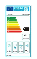 Candy | Hood | CBG625/1X | Canopy | Energy efficiency class C | Width 52 cm | 207 m³/h | Mechanical | LED | Stainless Steel – pilt 3