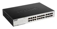 D-Link GO-SW-24G Mittejuhitav L2 Gigabit Ethernet (10/100/1000) 1U Must – pilt 3