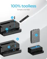 Raidsonic | Icy Box | IB-2914MSCL-C31 Docking and cloning station for M.2 NVMe SSD & 2.5''/3.5'' SATA SSD/HDD