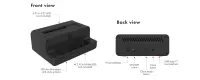 Raidsonic | Icy Box | IB-2914MSCL-C31 Docking and cloning station for M.2 NVMe SSD & 2.5''/3.5'' SATA SSD/HDD – pilt 12