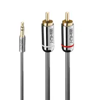 Lindy 35332 audiokaabel 0,5 m 3.5mm 2 x RCA Söehall – pilt 4