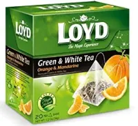 Roheline tee LOYD Apelsini- ja mandarinimaitseline 20 x 1.5g, Püramiid