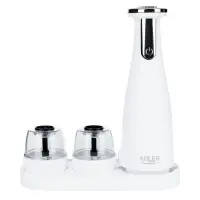 Adler | Electric Salt and pepper grinder | AD 4449w | Housing material ABS plastic | 7 W | Lithium | Matte White