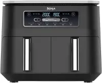 NINJA | Air Fryer | AF300 | Power 1 frying compartment: 1200 W; 2 frying compartments: 2400 W W | Capacity 7.6 L | Black
