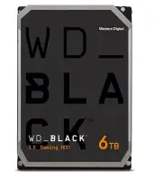 HDD|WESTERN DIGITAL|Black|6TB|SATA|128 MB|7200 rpm|3,5"|WD6004FZWX