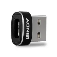Lindy 41884 kaabli soomuutja USB Type-A USB Type-C Must