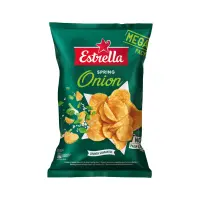 Sibulamaitselised ESTRELLA sakilised kartulikrõpsud 250 g (kogus 2 tükki)