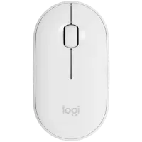 LOGITECH M350S Pebble 2 Bluetooth Mouse - TONAL WHITE