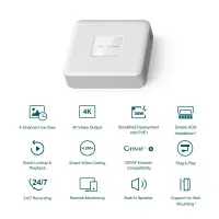 TP-Link VIGI NVR1104H-4P Valge – pilt 7