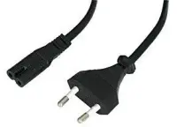Lindy 30422 toitekaabel Must 3 m CEE7/16 C7 pistikut