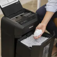Fellowes Automax 80M paberihunt Particle-cut tüüpi purustaja 22 cm Must – pilt 9