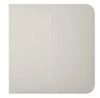 SMART SIDEBUTTON 2GANG/OYSTER 46026 AJAX