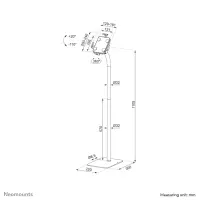 Neomounts FL15-625BL1 kaitseümbris tahvelarvutile Must 27,9 cm (11") – pilt 21